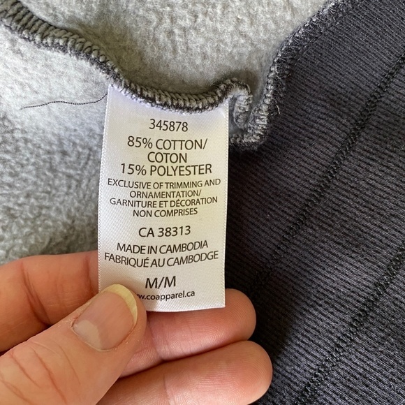 Tuff Athletics Women's Gray Patterned Full Zip Lined Hoodie Jacket Size Medium - Picture 6 of 12